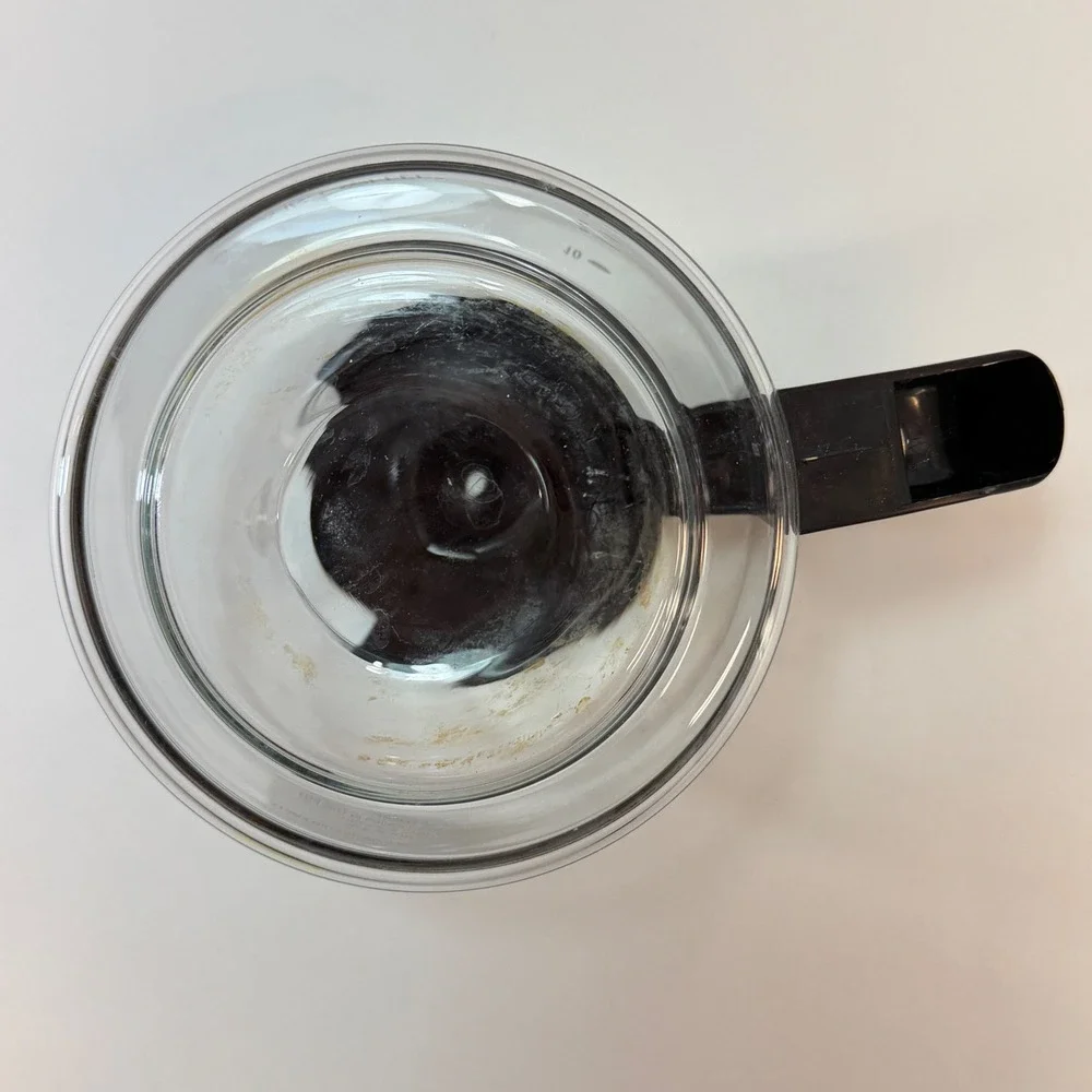 Mr Coffee Replacement Carafe 12 Cup‎ Clear Black Glass Coffee Pot PL12 OEM Part